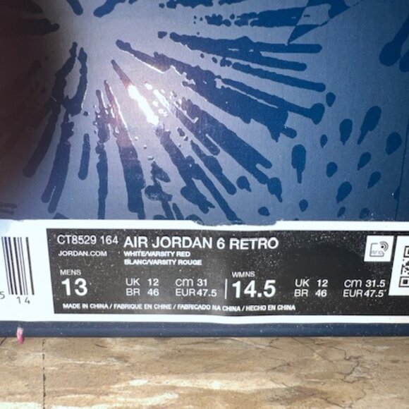 Air Jordan 6 Retro Olympic 2024 size 13 main image 7